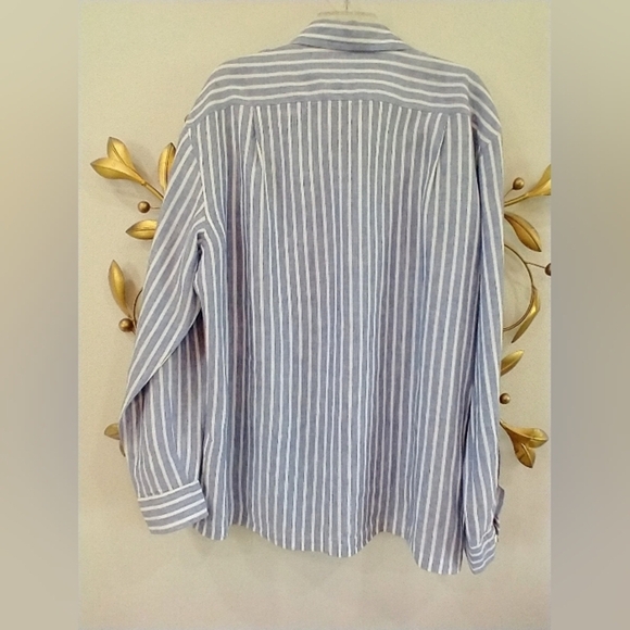 LINEN STRIPED FACONNABLE SHIRT - Picture 2 of 8